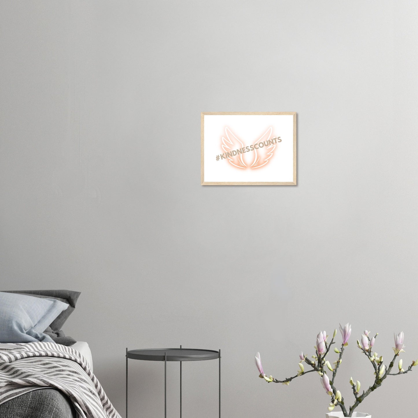 Angel Wings Premium Matte Paper Wooden Framed Poster