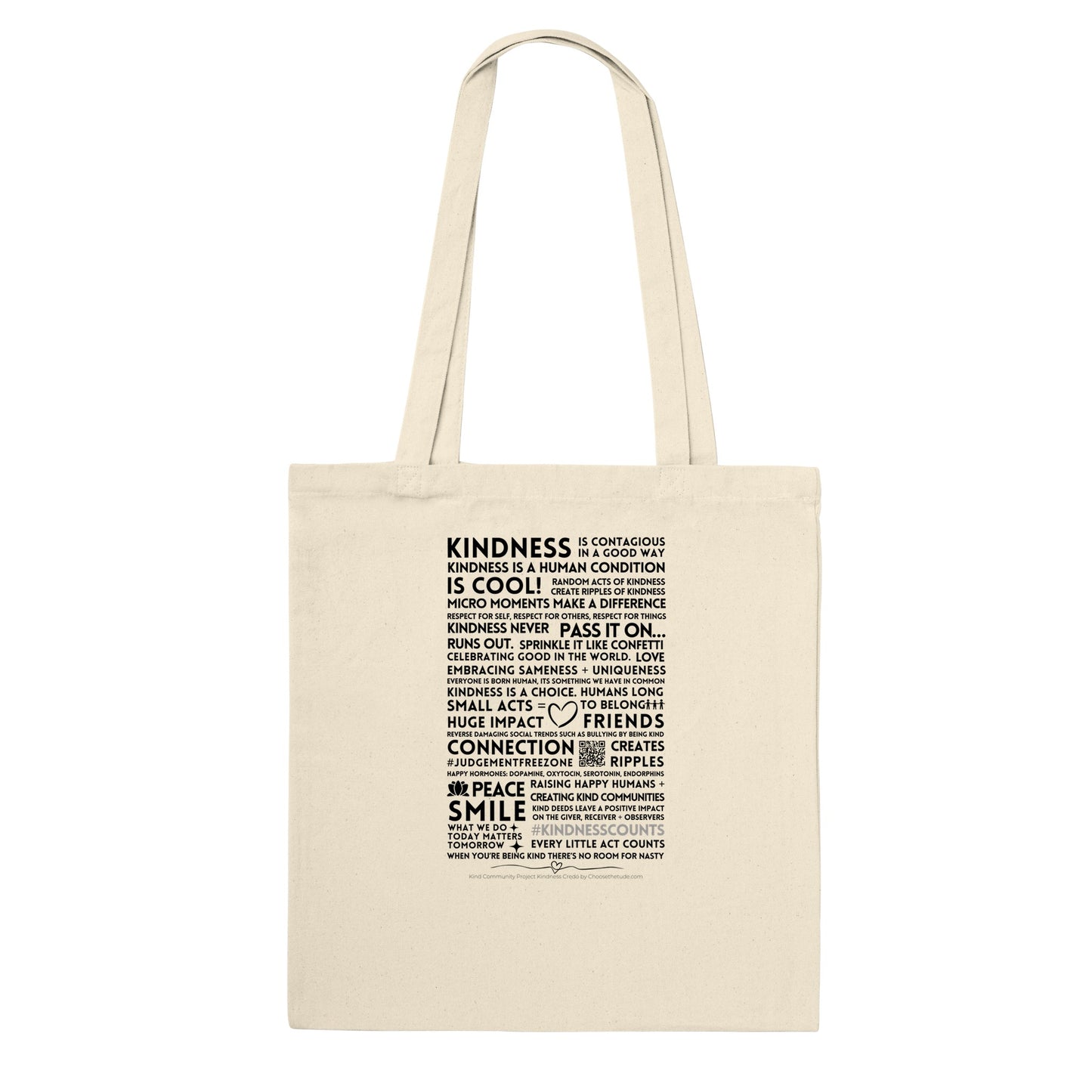 Kindness Creed Premium Tote Bag