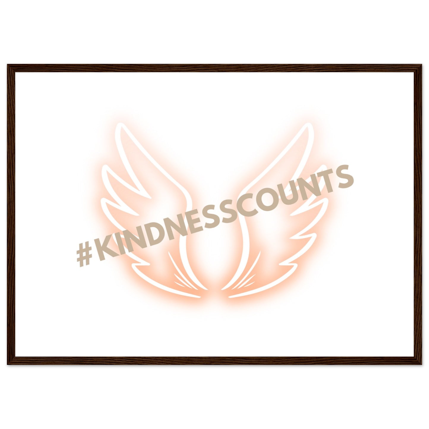 Angel Wings Premium Matte Paper Wooden Framed Poster