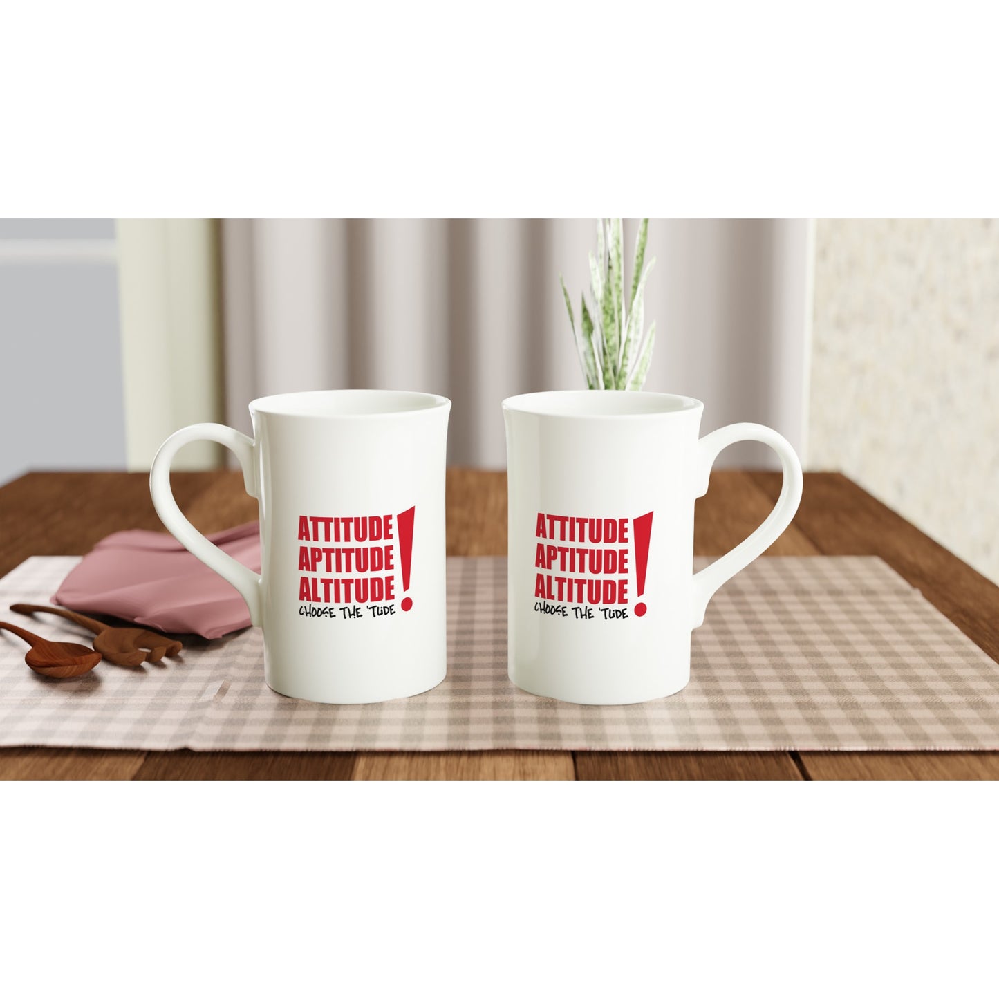 Attitude 10oz Porcelain Slim Mug