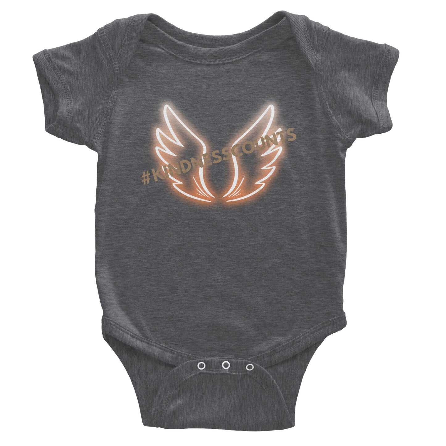 Angel Wings Classic Baby Short Sleeve Bodysuit