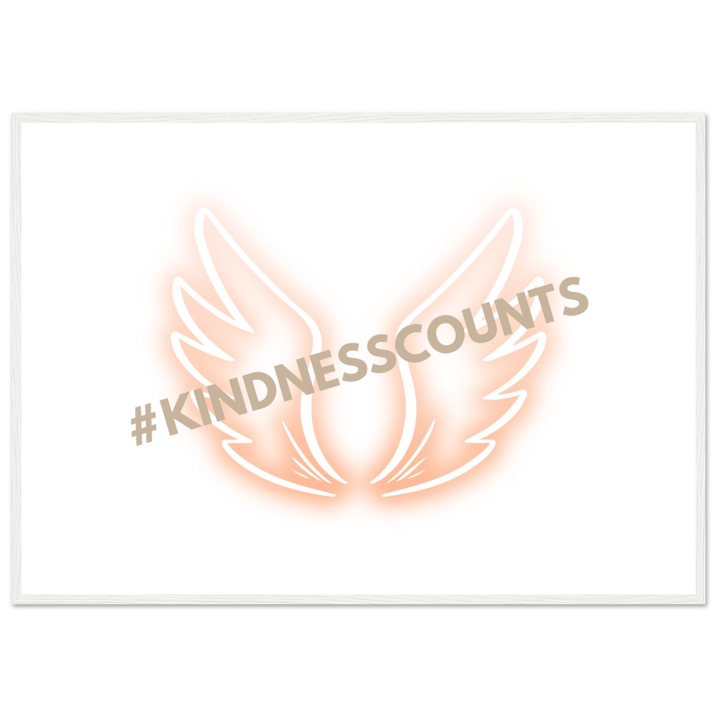 Angel Wings Premium Matte Paper Wooden Framed Poster