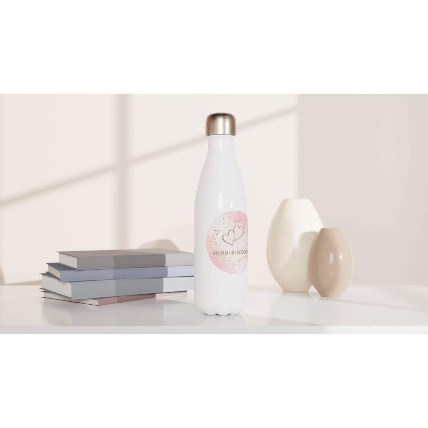 Kindness Counts 17oz Double Insulated Stainless Steel Water Bottle