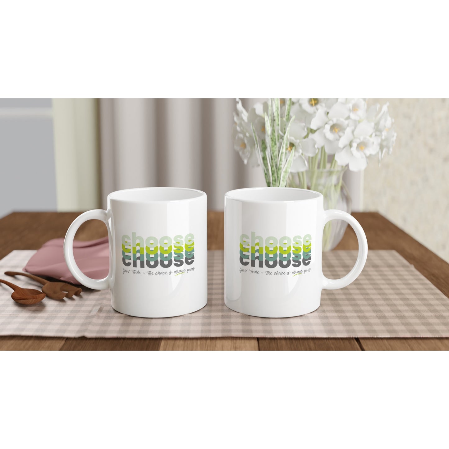 Choose Green 11oz Ceramic Mug