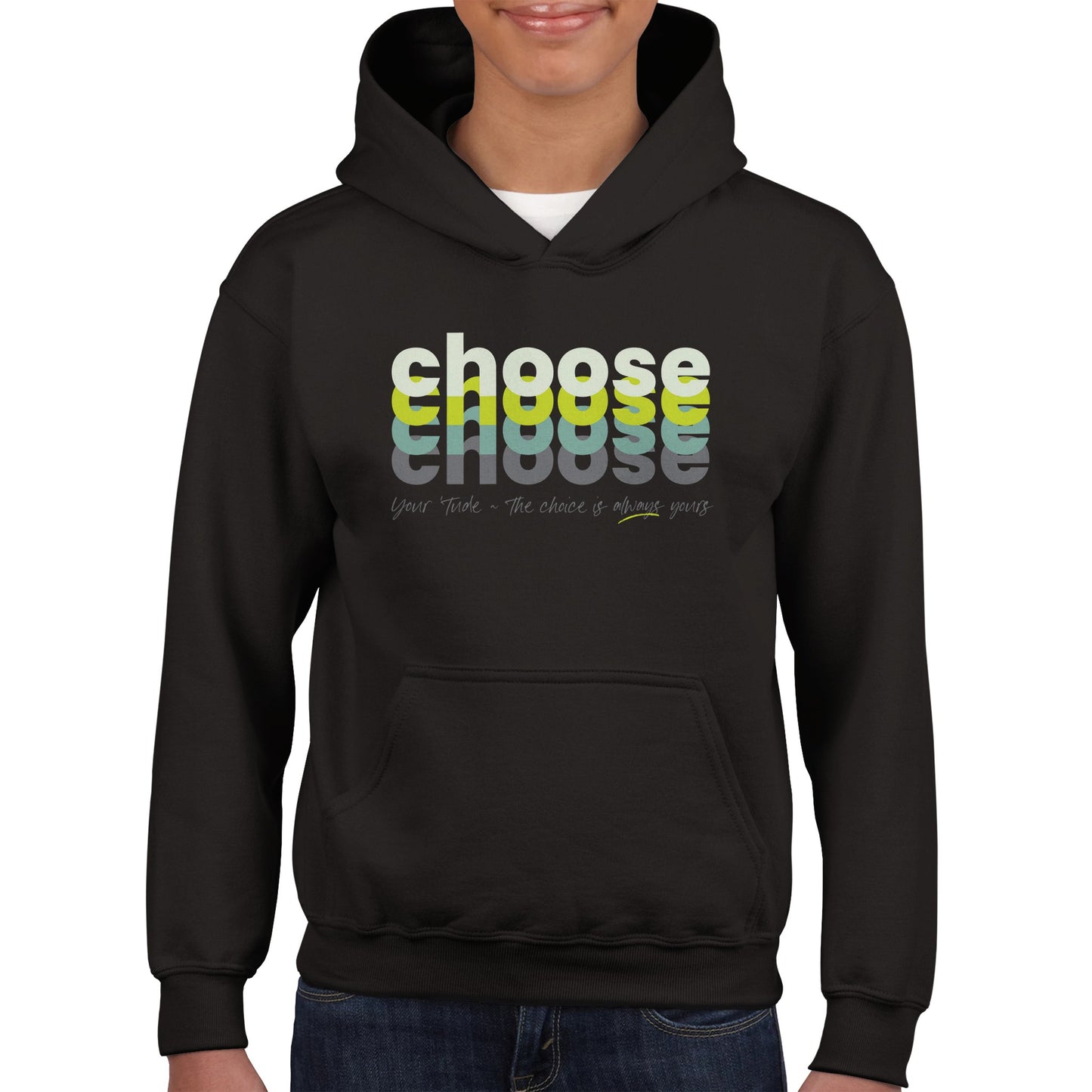 Choose Green Classic Kids Pullover Hoodie