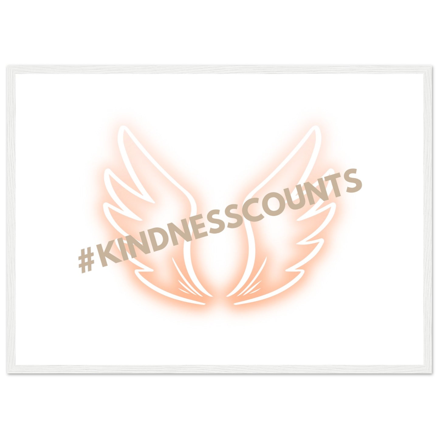 Angel Wings Premium Matte Paper Wooden Framed Poster