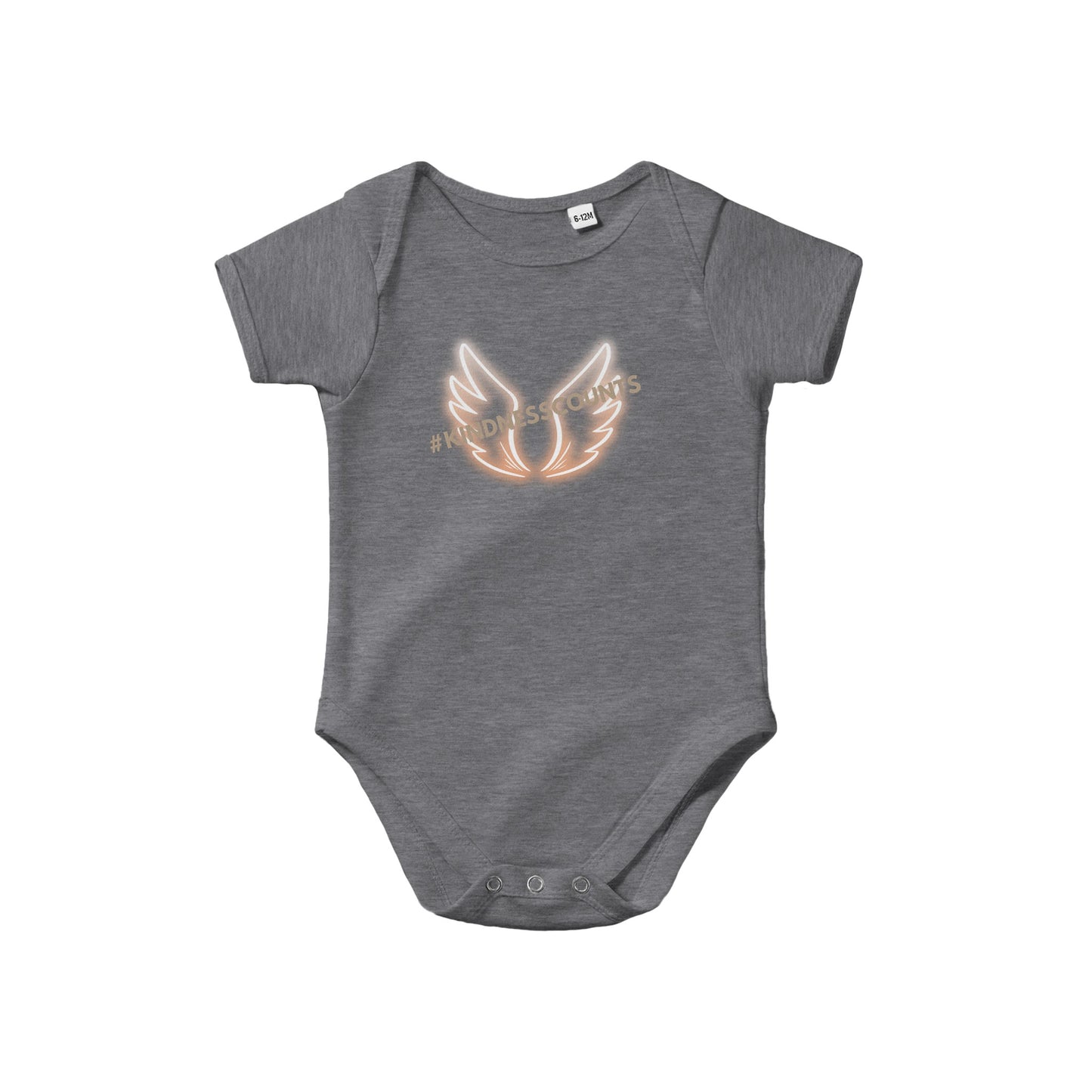 Angel Wings Classic Baby Short Sleeve Bodysuit