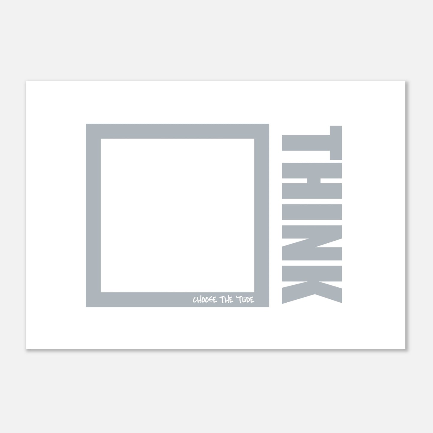 Think Premium Matte Paper Poster