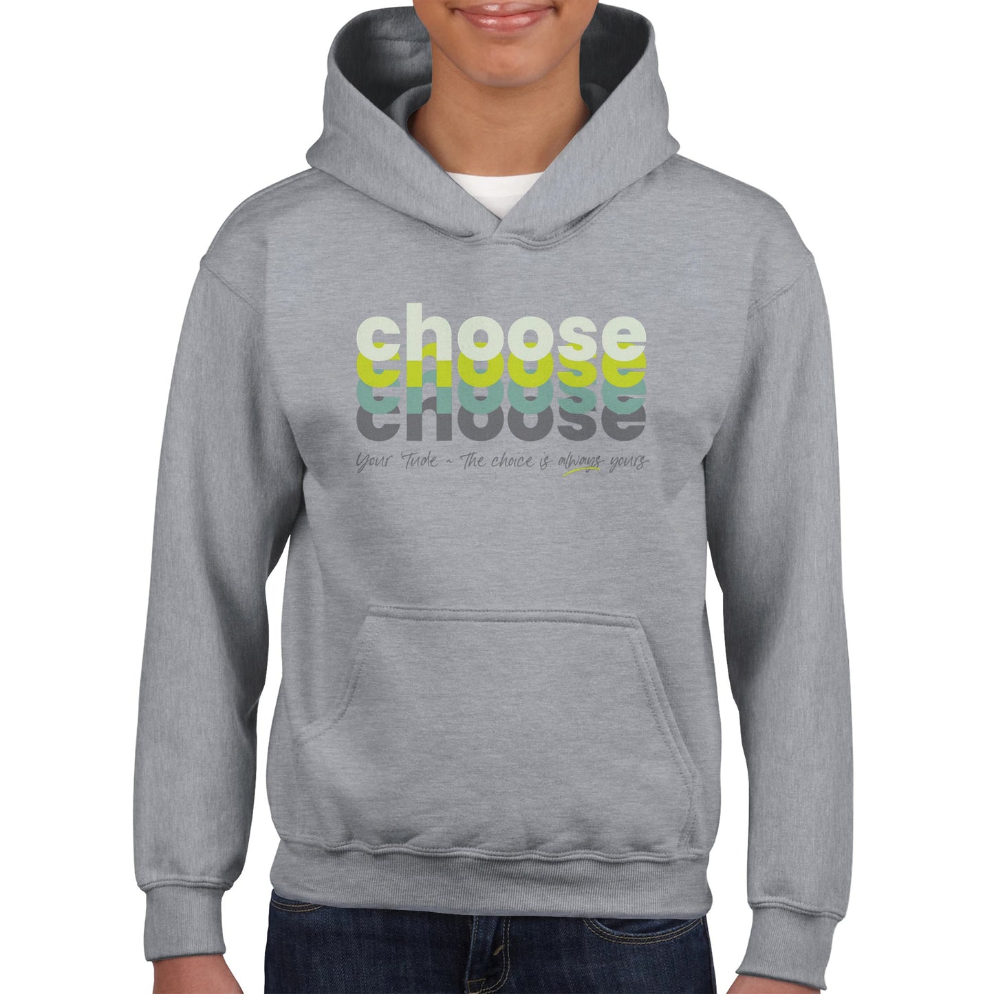 Choose Green Classic Kids Pullover Hoodie