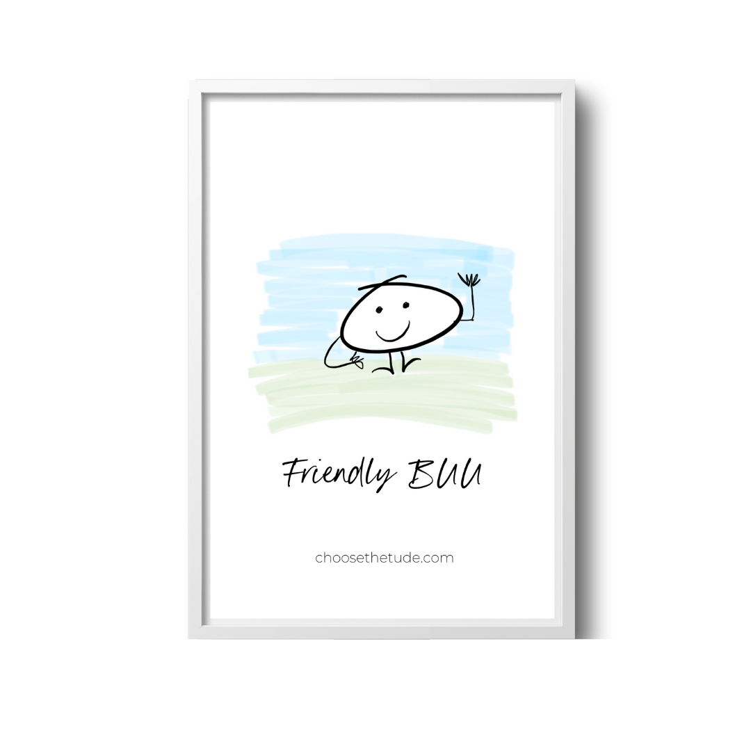 Friendly BUU Wall Art Small