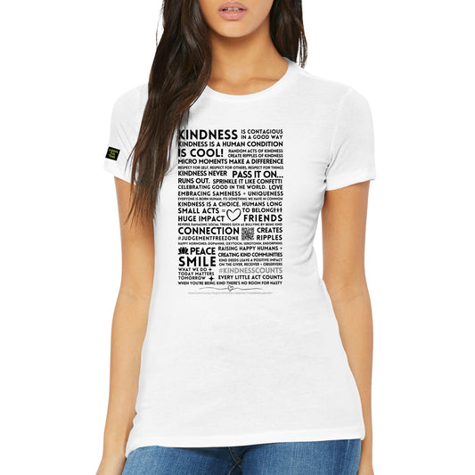Kindness Creed Premium Womens Crewneck T-shirt