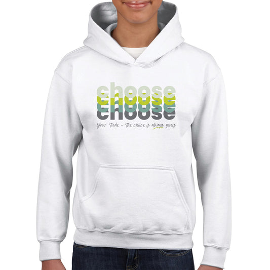 Choose Green Classic Kids Pullover Hoodie