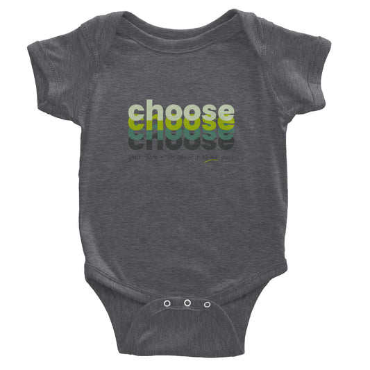 Choose Green Classic Baby Short Sleeve Bodysuit