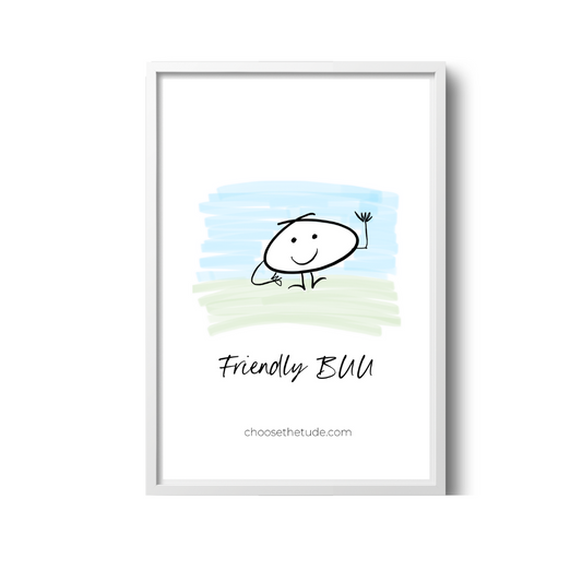 Friendly BUU Wall Art Small